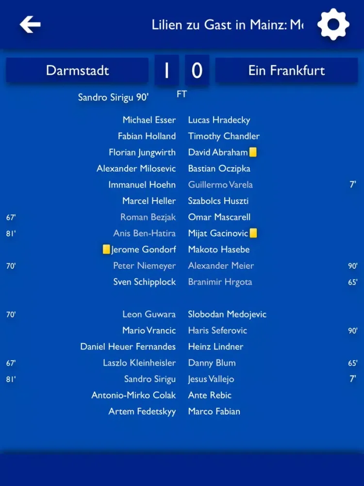 ATN - Alle Nachrichten für SV Darmstadt 98 iPad  Screenshots