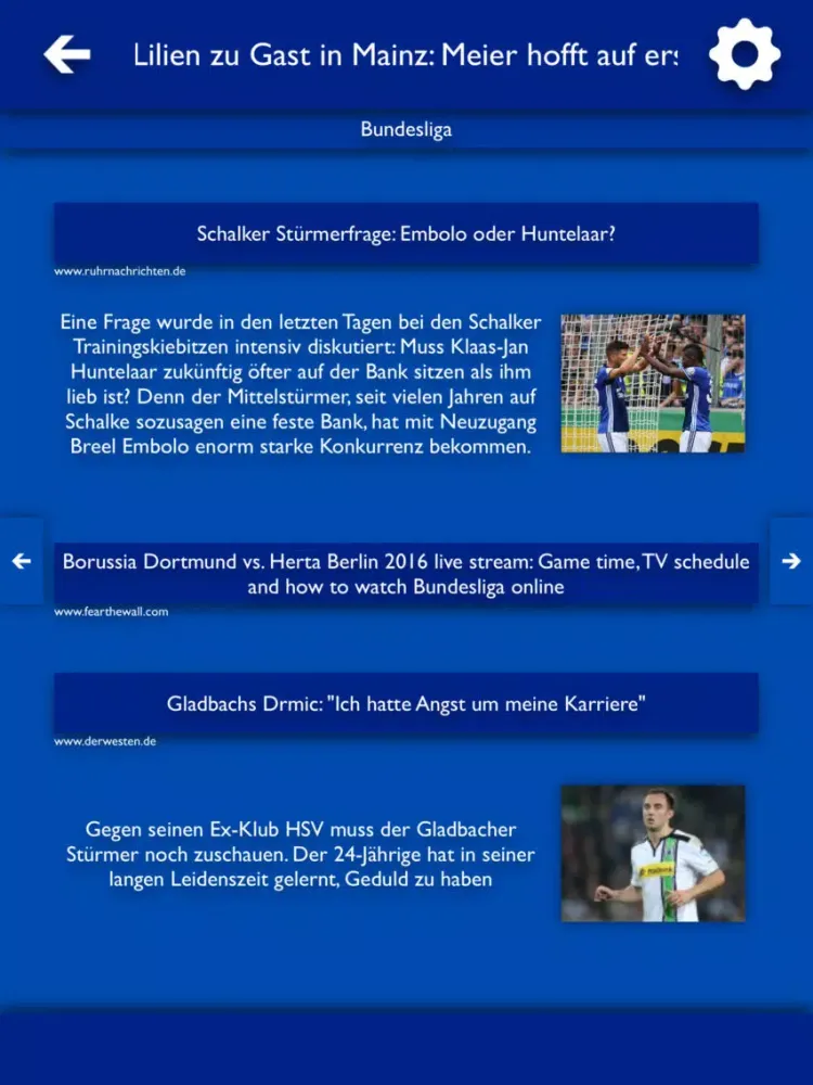 ATN - Alle Nachrichten für SV Darmstadt 98 iPad  Screenshots