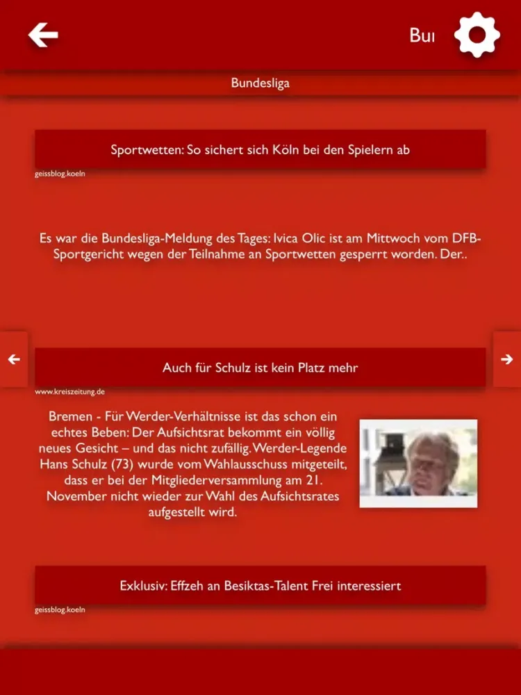 ATN - Alle Nachrichten für RB Leipzig iPad  스크린샷