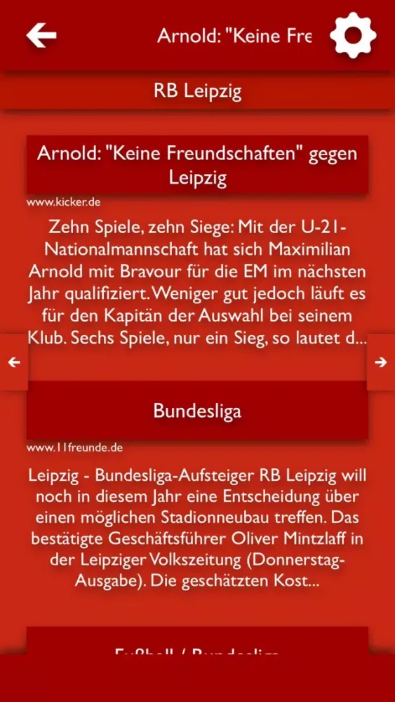 ATN - Alle Nachrichten für RB Leipzig 스크린샷