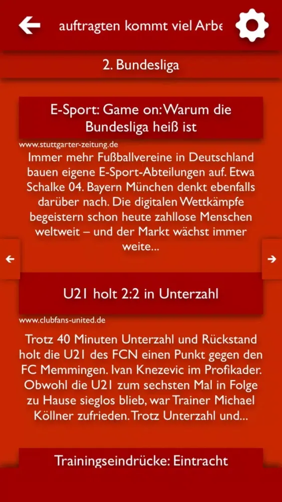 Скриншоты ATN - Alle Nachrichten für 1. FC Union Berlin