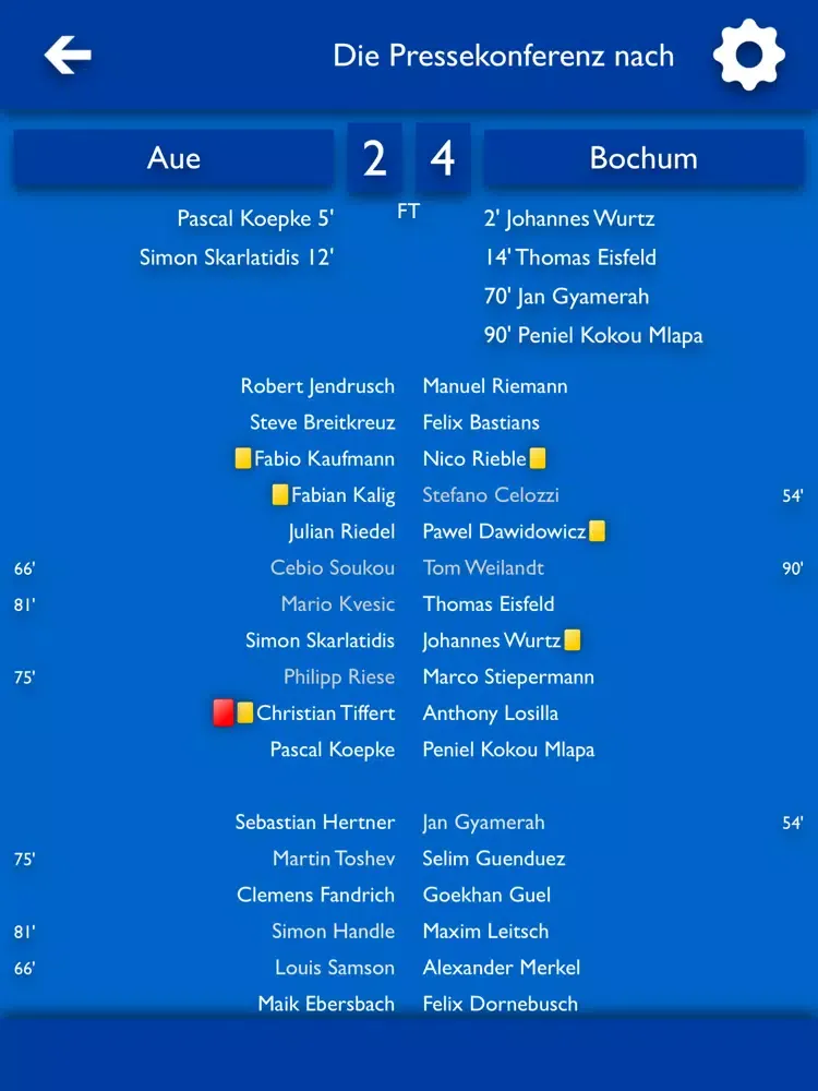 ATN - Alle Nachrichten für VfL Bochum iPad  Screenshots