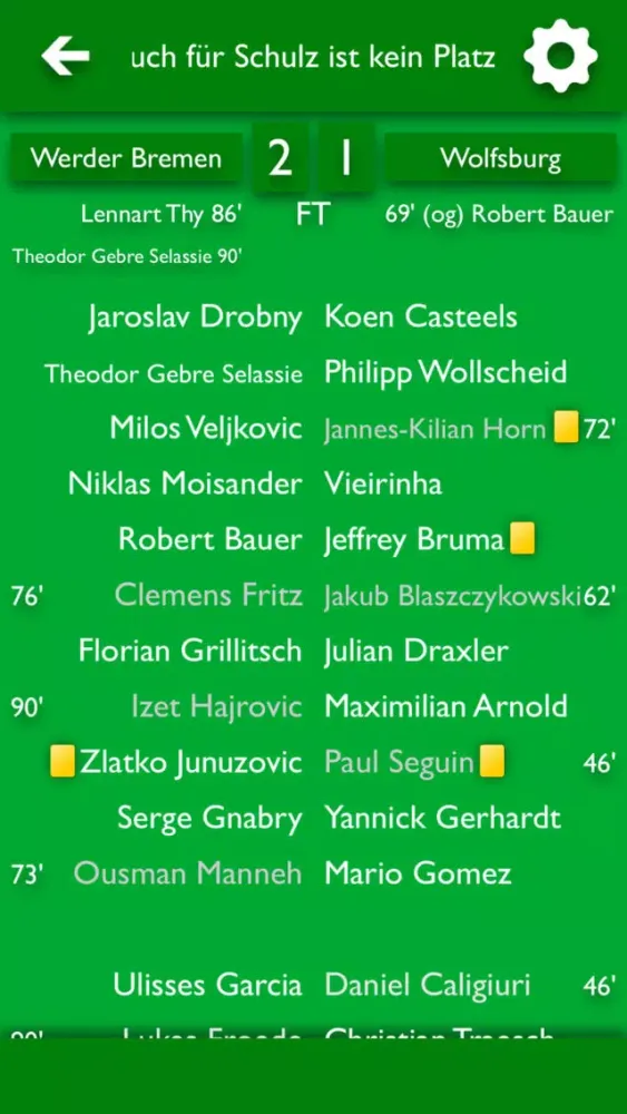 ATN - Alle Nachrichten für Werder Bremen Ekran Görüntüleri