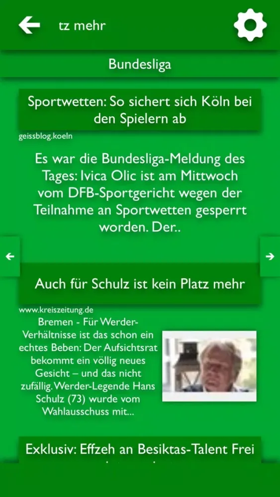 ATN - Alle Nachrichten für Werder Bremen Ekran Görüntüleri