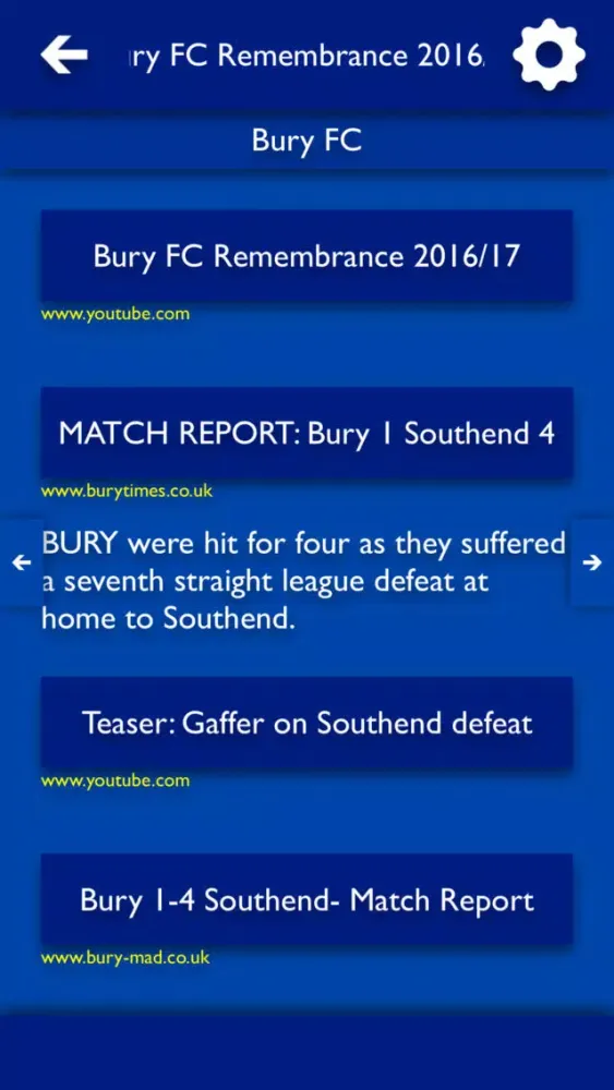 All The News - Bury FC Edition应用截图