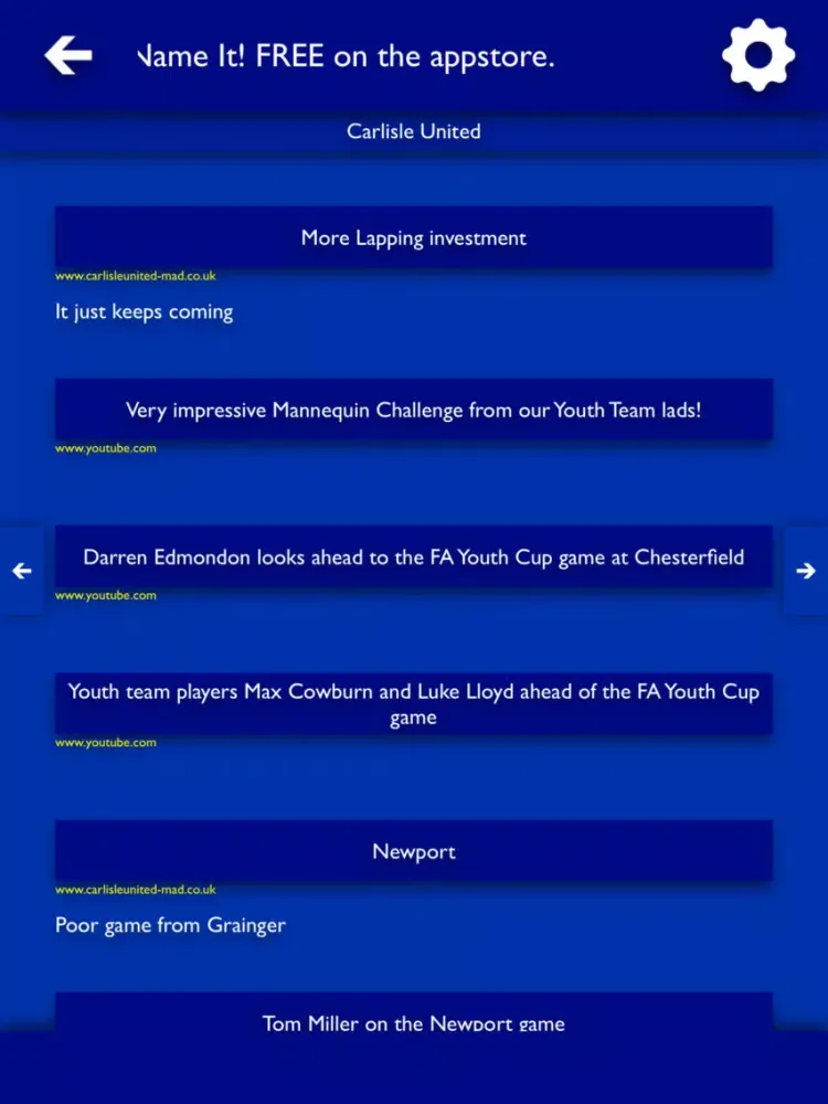 All The News - Carlisle United Edition iPad  স্ক্রিনশট