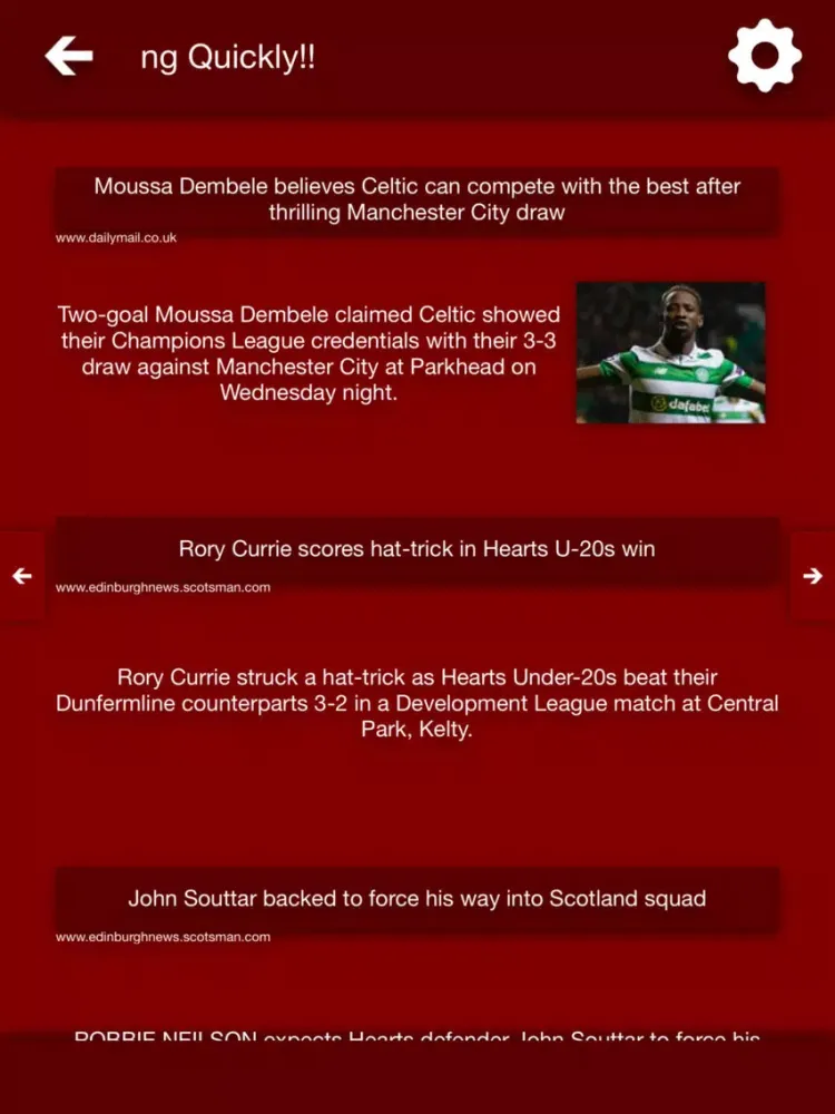 Captures d'écran de All The News - Hamilton Academical Edition iPad 