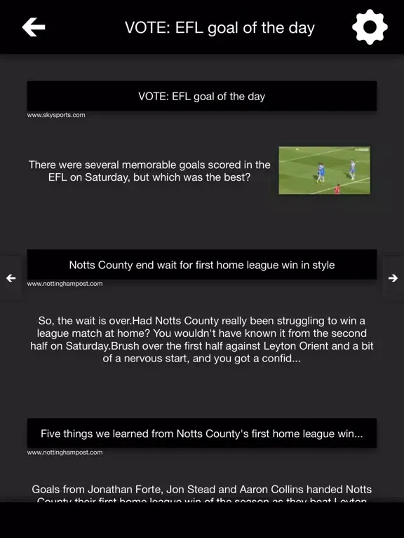 All The News - Notts County Edition iPad  سکرین شاٹس