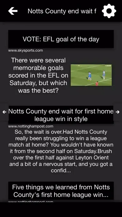 All The News - Notts County Edition سکرین شاٹس
