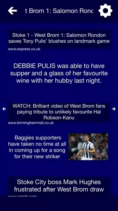 All The News - West Bromwich Albion Edition应用截图