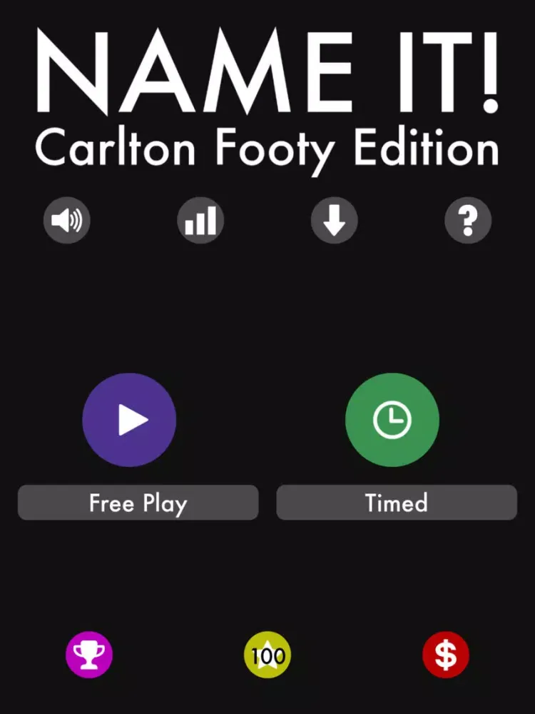Name It! - Carlton Footy Edition iPad  スクリーンショット