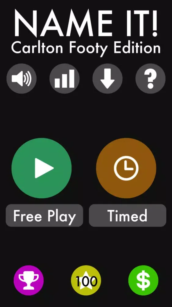 Name It! - Carlton Footy Edition スクリーンショット