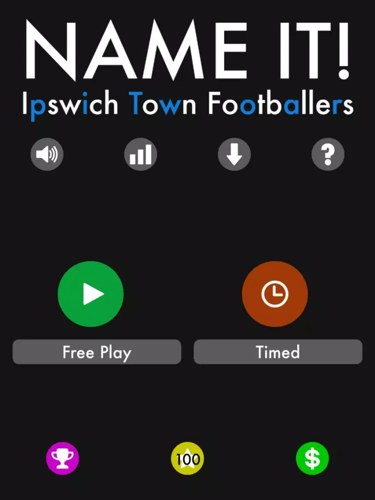 Name It! - Ipswich Town Edition iPad  Screenshots