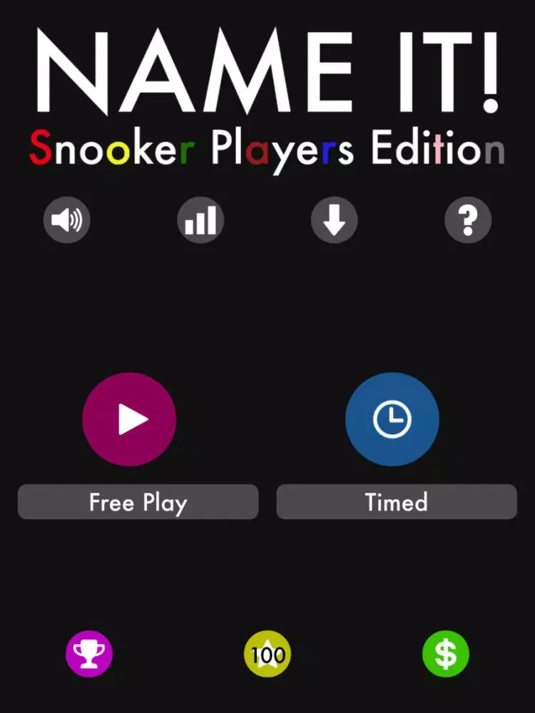 Name It! - Snooker Players Edition iPad  स्क्रीनशॉट
