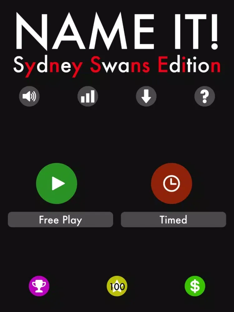 Name It! - Sydney Footy Edition iPad 应用截图