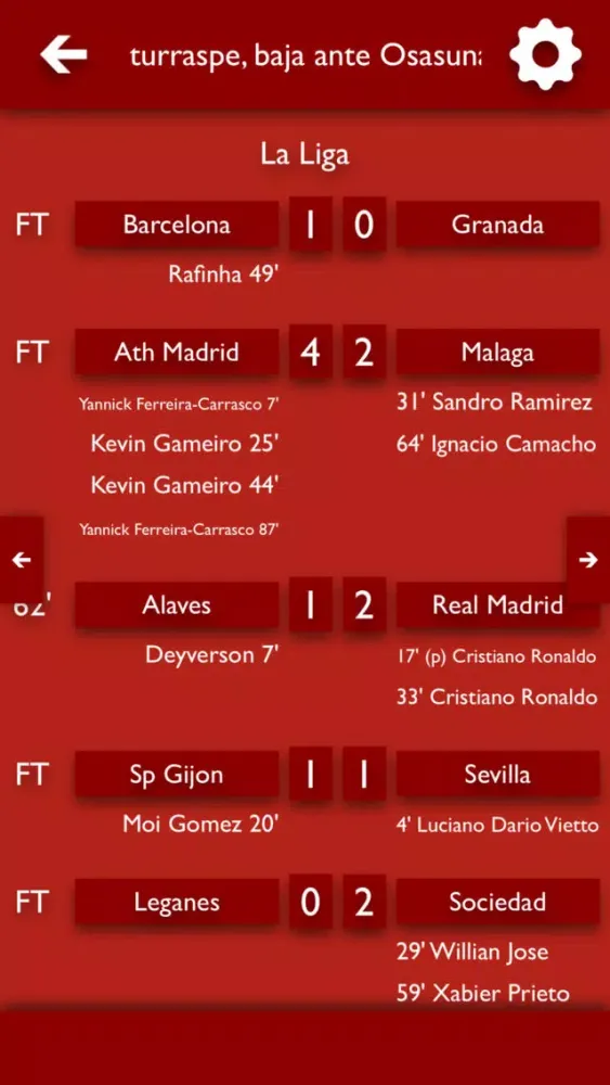 Capturas de tela do TLN-Todas Las Noticias del Athletic Club de Bilbao
