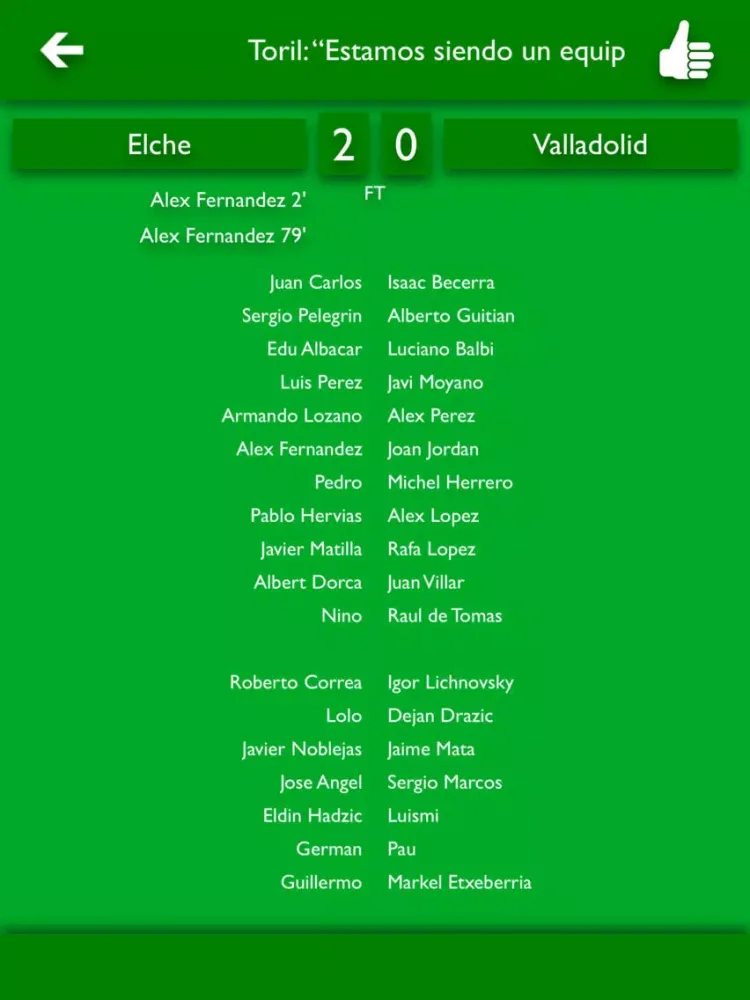 Capturas de tela do TLN - Todas Las Noticias del Elche CF iPad 