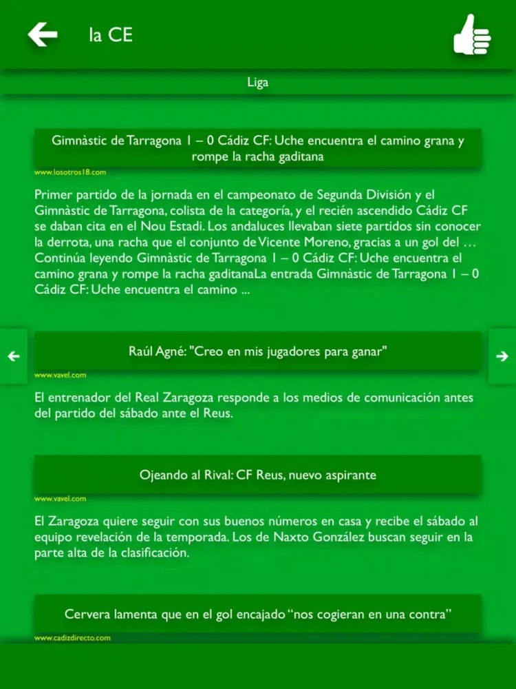 Capturas de tela do TLN - Todas Las Noticias del Elche CF iPad 