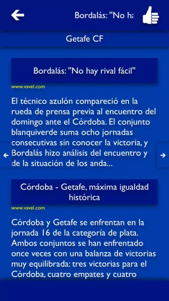 TLN - Todas Las Noticias del Getafe CF Screenshots