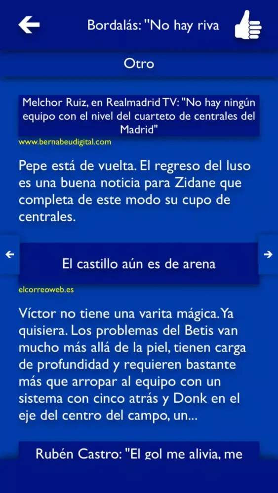 TLN - Todas Las Noticias del Getafe CF Screenshots