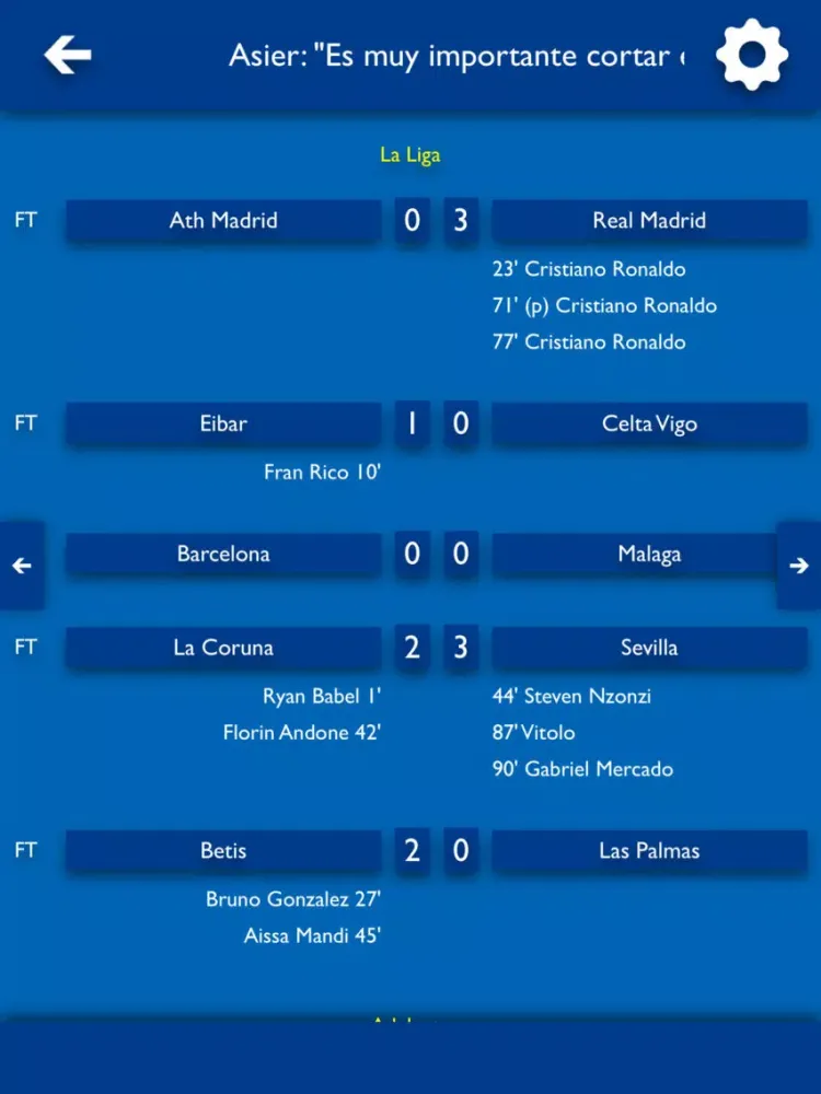 TLN - Todas Las Noticias del CD Leganés iPad  Screenshots