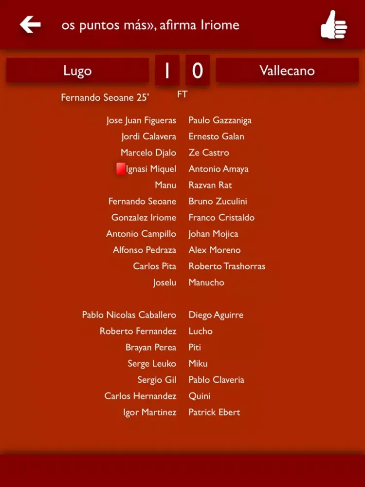 Capturas de pantalla de TLN - Todas Las Noticias del CD Lugo iPad 