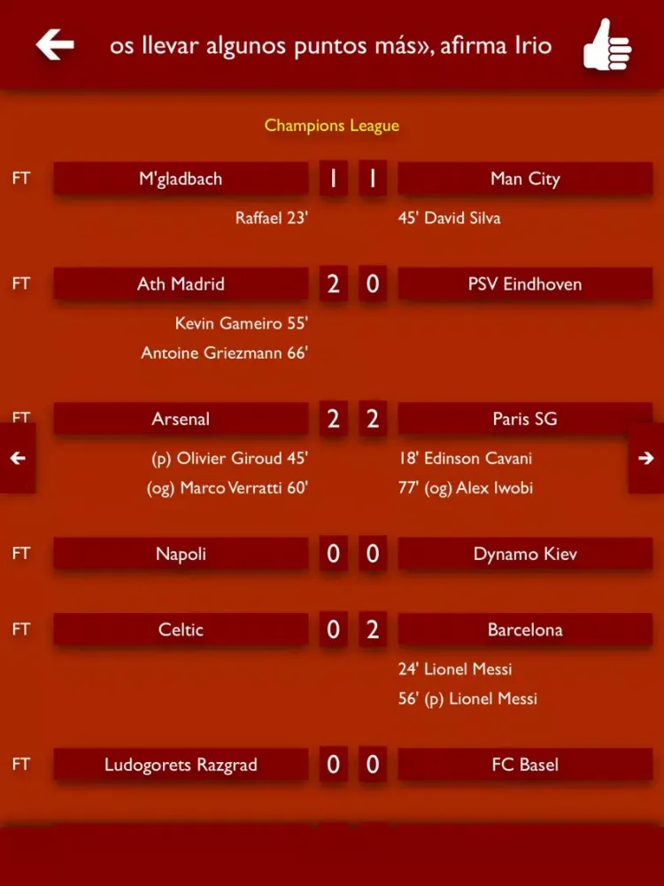 Capturas de pantalla de TLN - Todas Las Noticias del CD Lugo iPad 