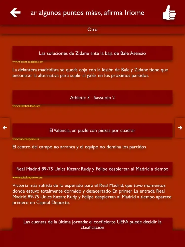 Capturas de pantalla de TLN - Todas Las Noticias del CD Lugo iPad 