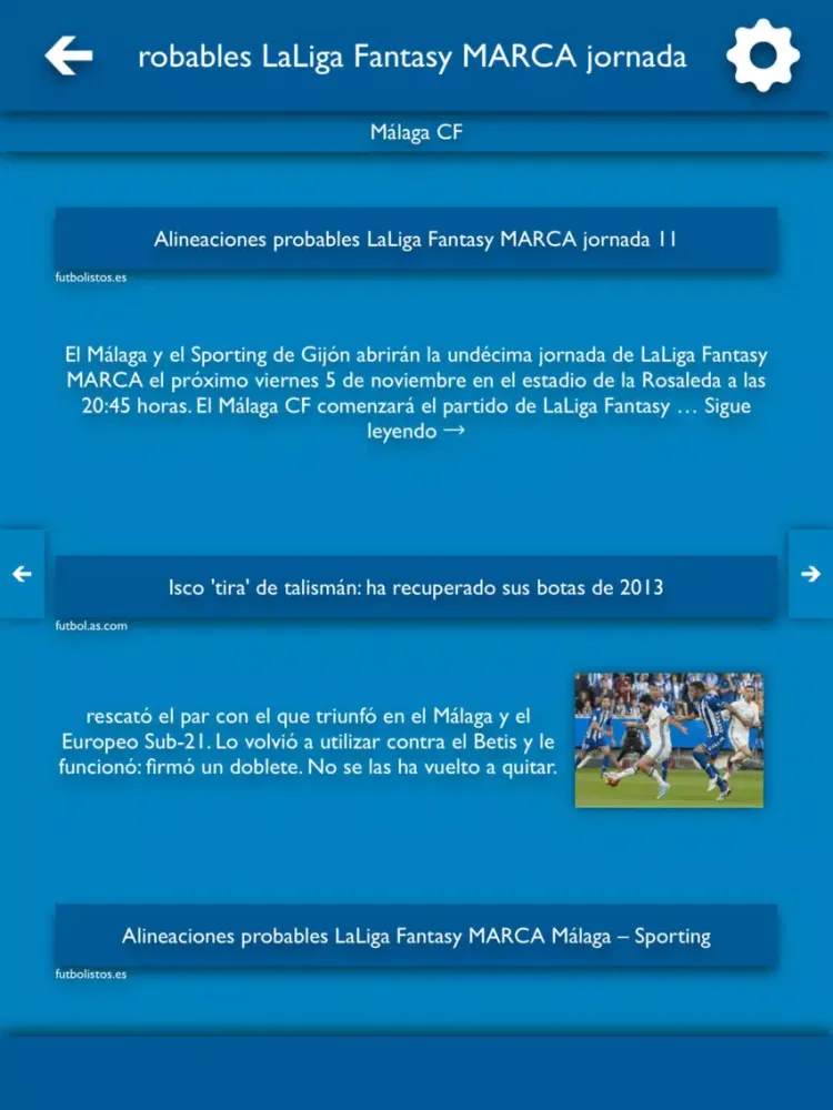 TLN - Todas Las Noticias de Málaga CF iPad  سکرین شاٹس