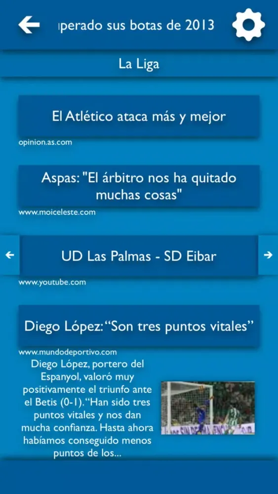 TLN - Todas Las Noticias de Málaga CF سکرین شاٹس