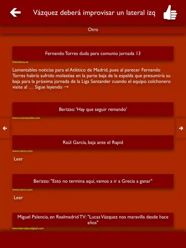 Capturas de pantalla de TLN - Todas Las Noticias del RCD Mallorca iPad 