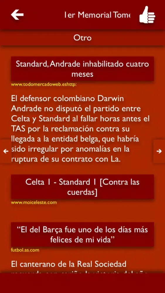 Capturas de pantalla de TLN - Todas Las Noticias del RCD Mallorca