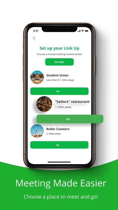 LinkApp – New Friends & Events Screenshots