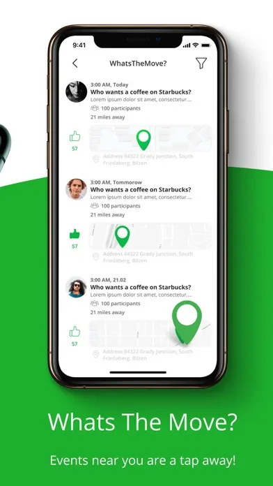 LinkApp – New Friends & Events Screenshots