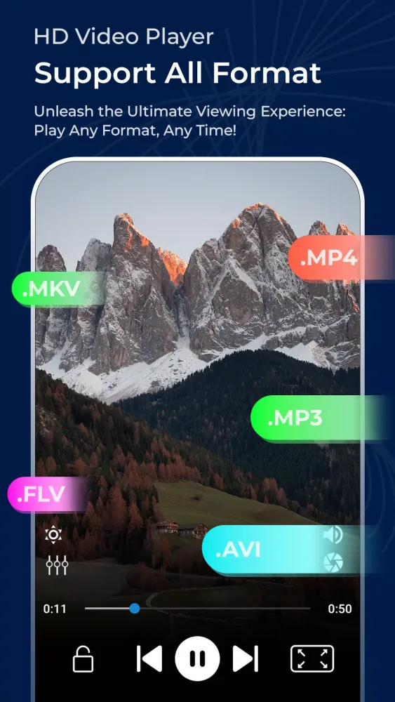 Ảnh chụp màn hình của Video Player All Formats