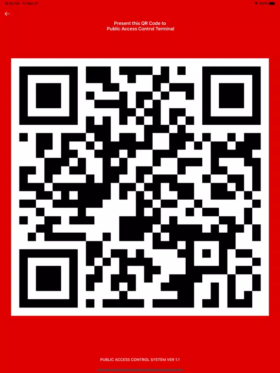 Public Access Control System iPad  스크린샷