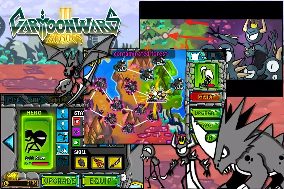Zrzuty ekranu Cartoon Wars 2: Heroes