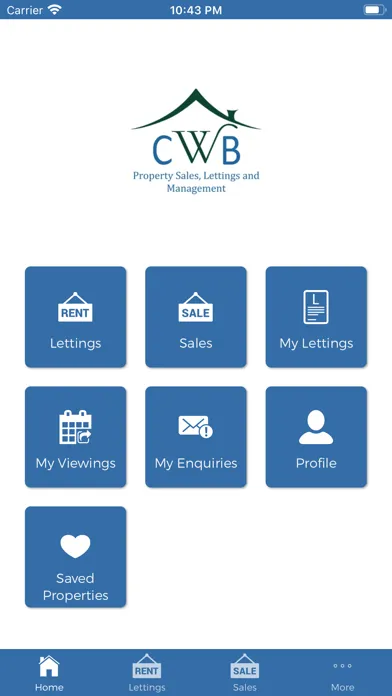 Capturas de tela do CWB Property