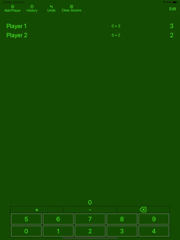 Simple Scoresheet iPad 应用截图