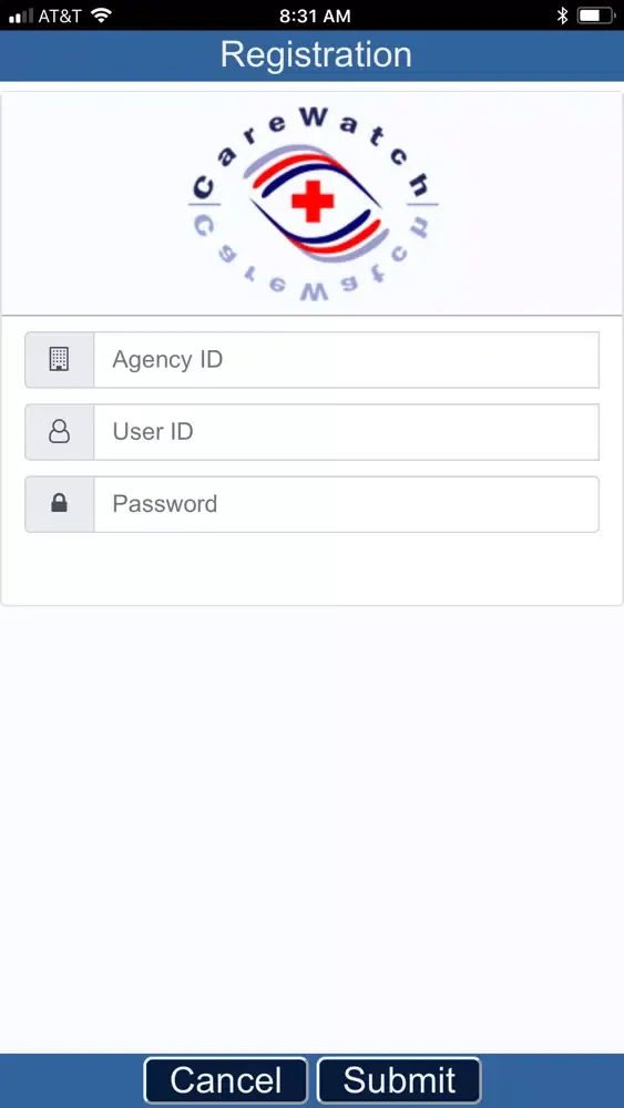 Ảnh chụp màn hình của Carewatch GO