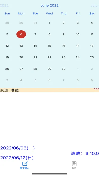 每週開支 Screenshots