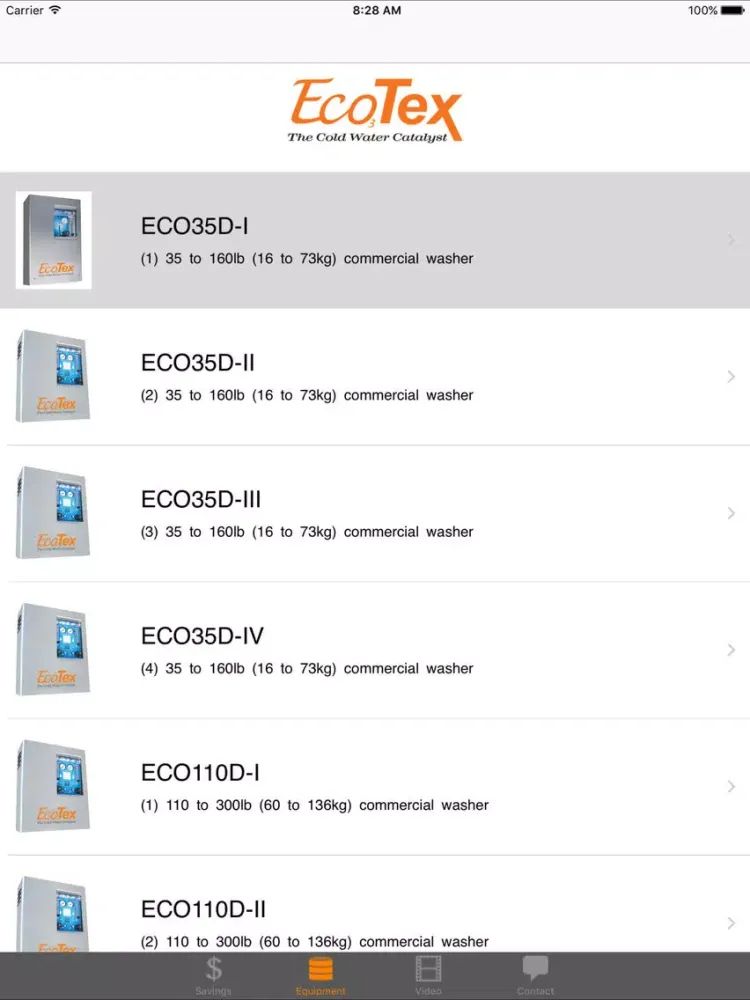 Capturas de tela do EcoTex Ozone iPad 