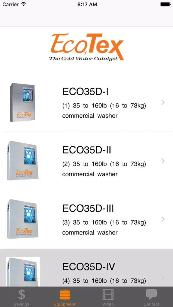 Capturas de tela do EcoTex Ozone