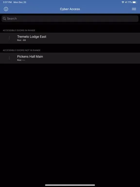 Cyber Access iPad 應用截圖