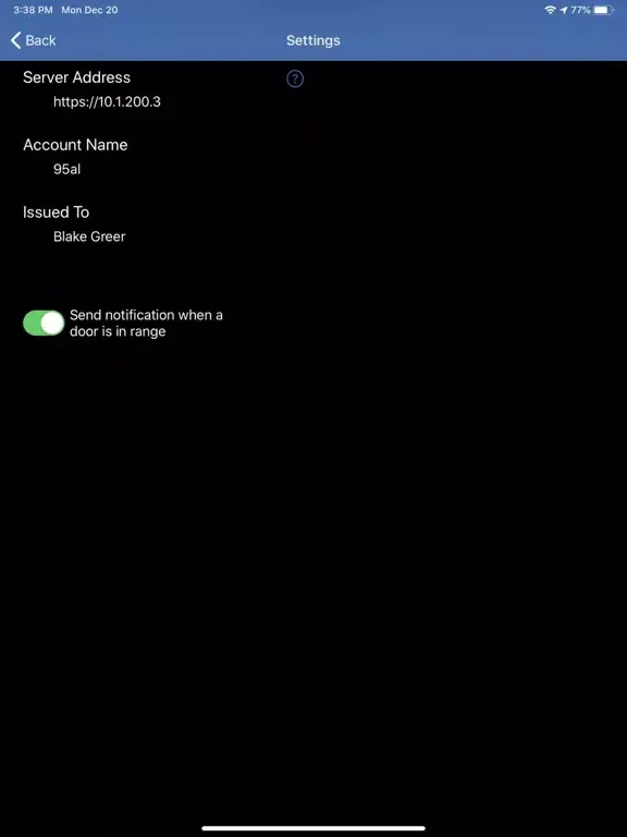 Cyber Access iPad 應用截圖