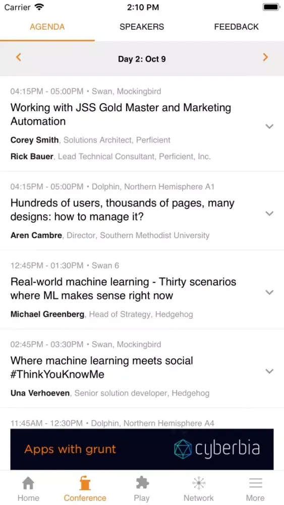 Sitecore Symposium 2018 Screenshots