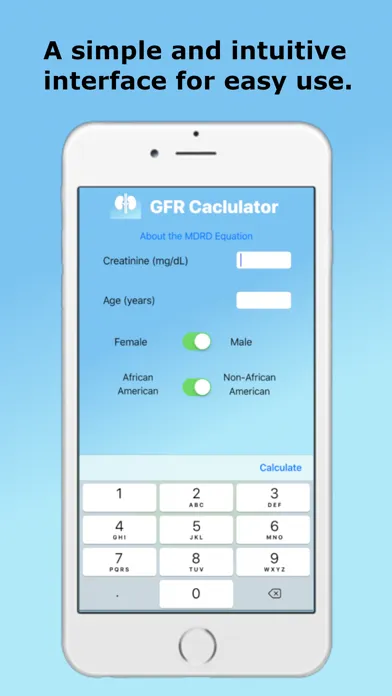 GFR (CrCl) Calculator স্ক্রিনশট