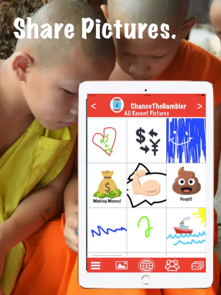 Captures d'écran de Drawfiti iPad 
