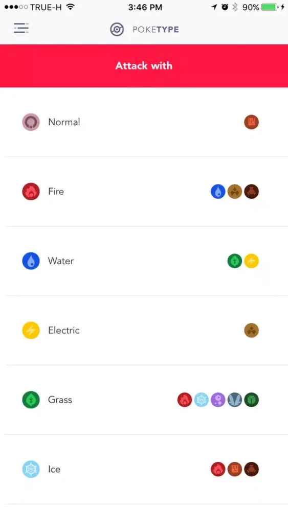 Capturas de tela do Poketype