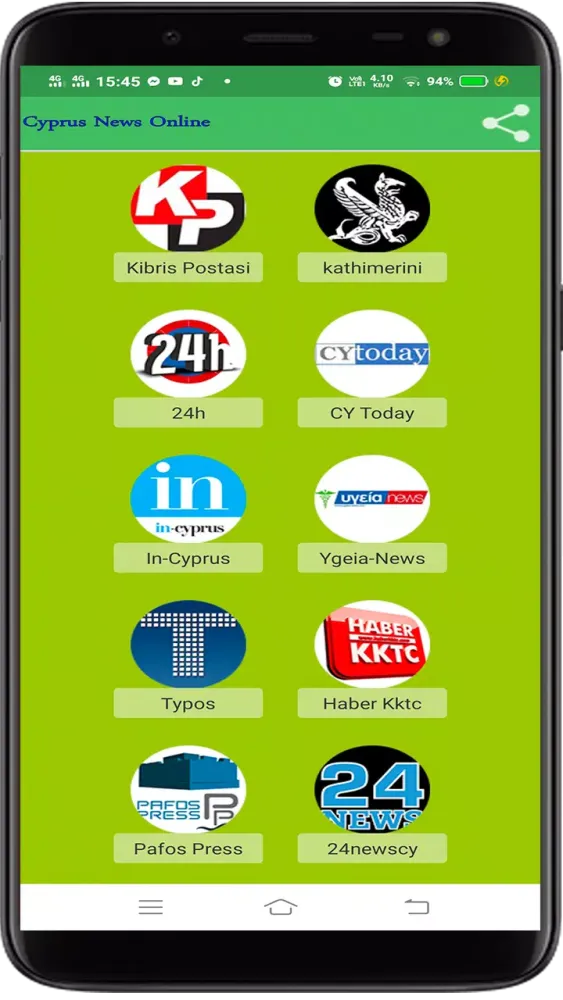 Capturas de pantalla de Cyprus News Online